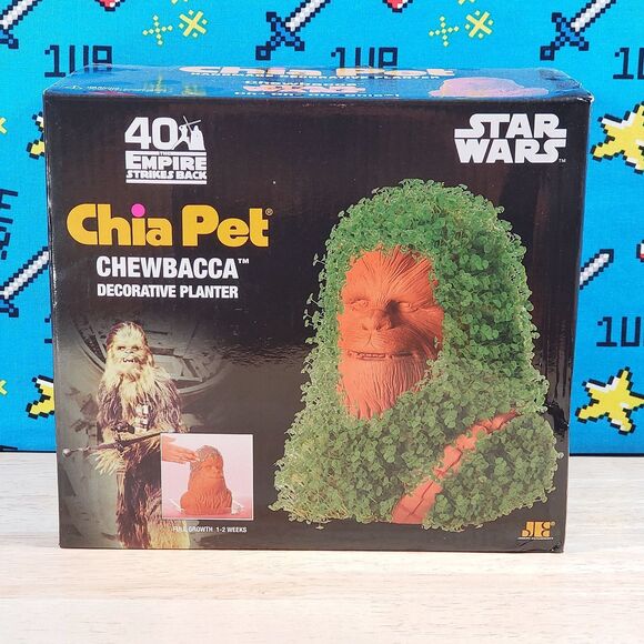 Chia Pet Star Wars Chewbacca The Empire Strikes Back Decorative Pottery Planter - Picture 1 of 8